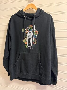 Harry Styles Love On Tour Black Graphic Hoodie Oversized XL Concert Merch